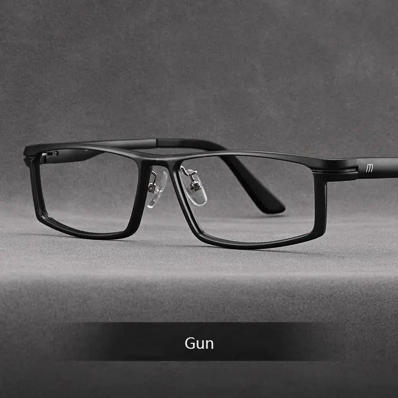 Hdcrafter Unisex Full Rim Rectangle Titanium Tr 90 Frames 262010 Hdcrafter Eyeglasses
