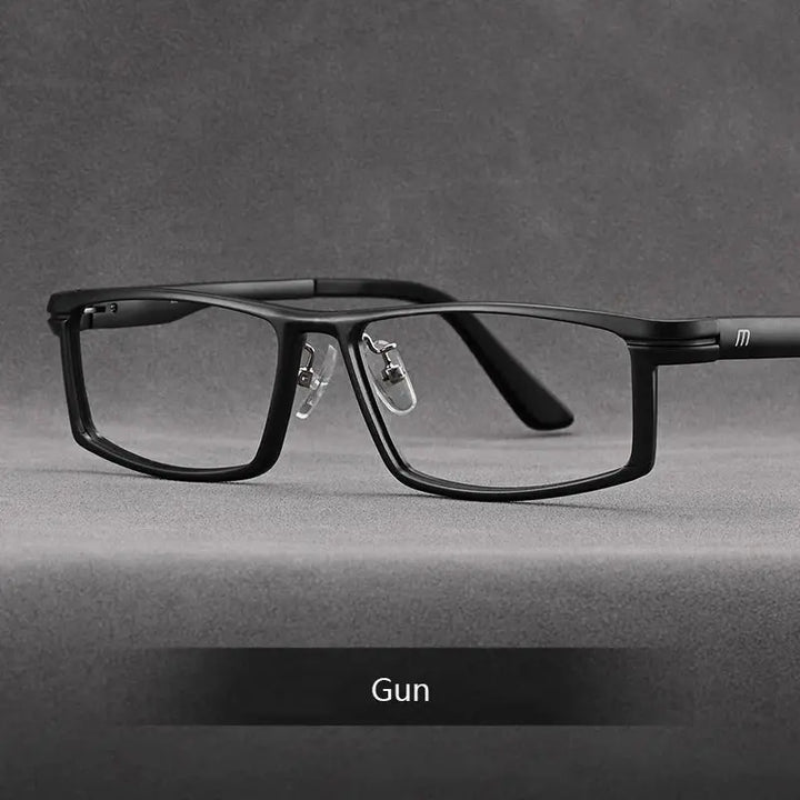 Hdcrafter Unisex Full Rim Rectangle Titanium Tr 90 Frames 262010 Hdcrafter Eyeglasses