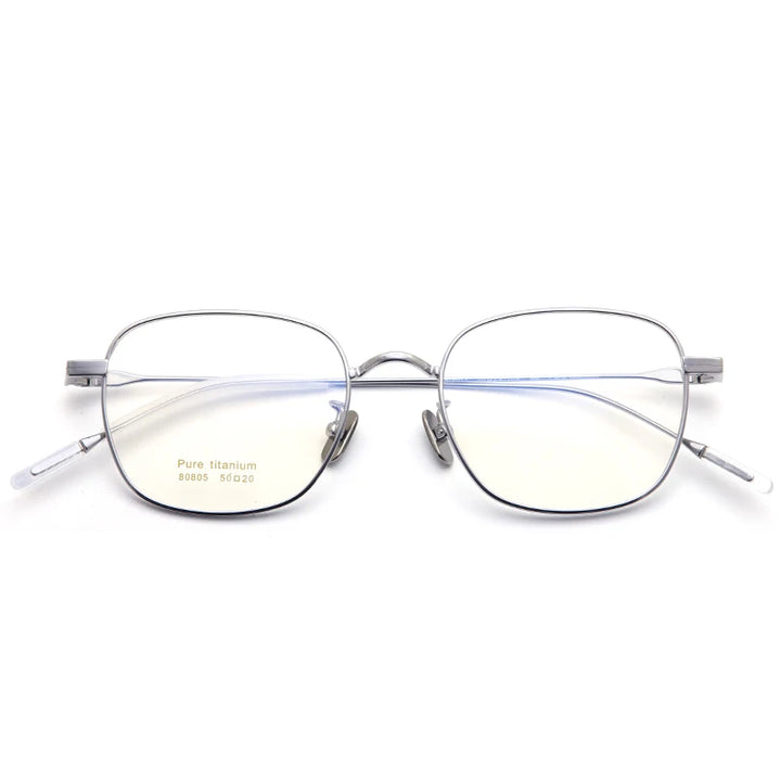 Muzz Women's Full Rim Square Titanium Eyeglasses 70705