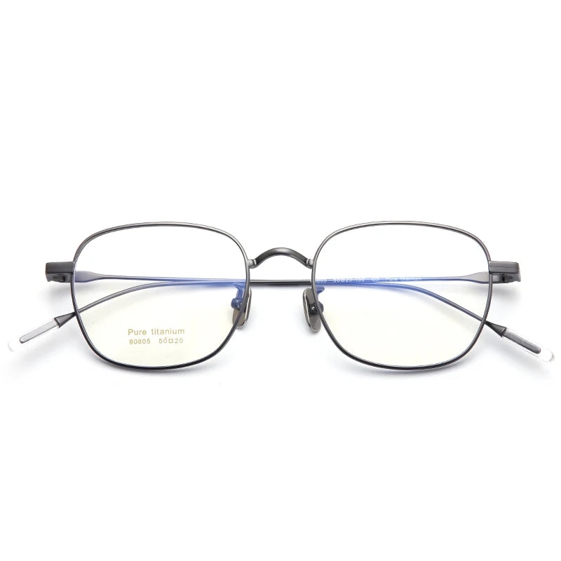 Muzz Women's Full Rim Square Titanium Eyeglasses 70705