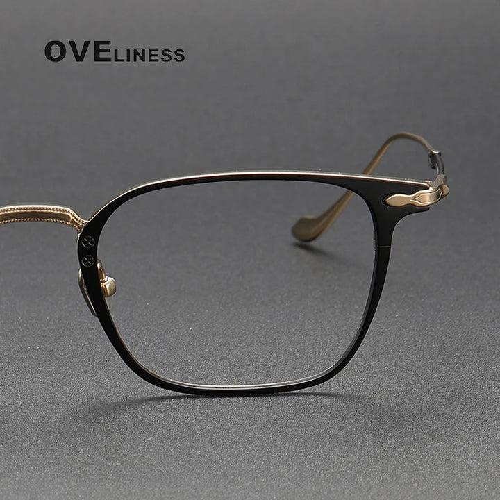 Oveliness Unisex Full Rim Square Titanium Eyeglasses  Om3135 Full Rim Oveliness   