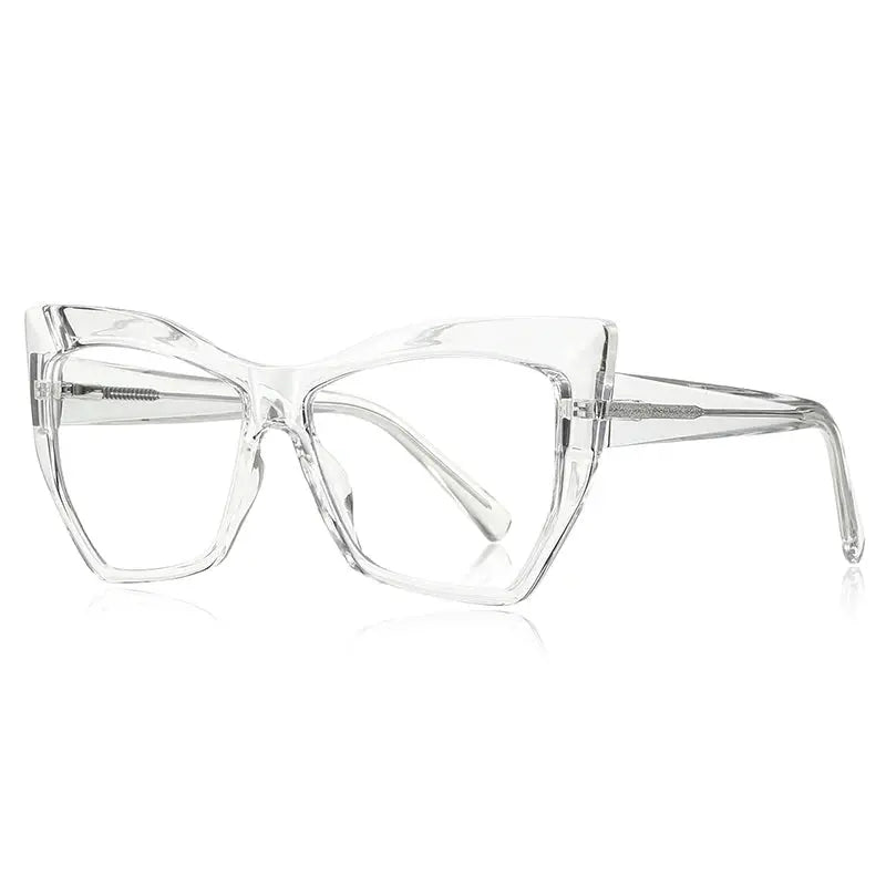 Vicky Women's Full Rim TR90 and Stainless Steel Cat Eye Reading Glasses 2157 — view 2 | Vicky at FuzWeb