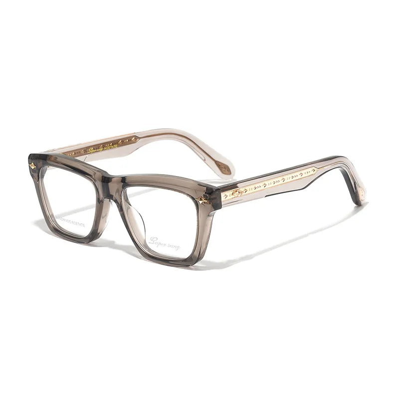 Nobler Unisex Full Rim Square Thick Acetate Eyeglasses 51090