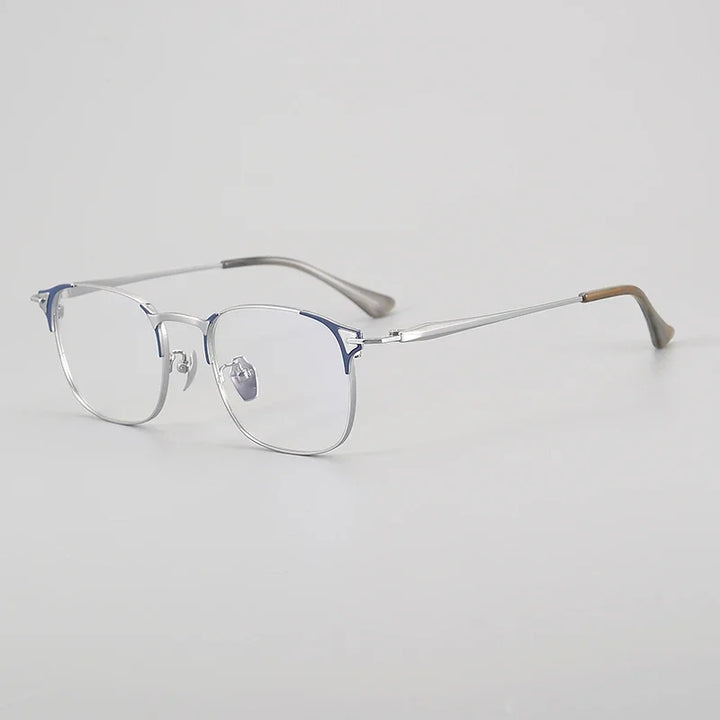 Aror Men's Full Rim Square Titanium Eyeglasses 94484 Full Rim Aror C4