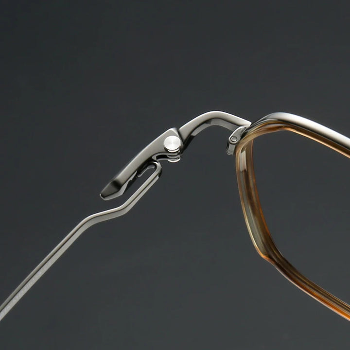 Muzz SH0076 unisex pure titanium acetate prescription eyeglasses — view 10