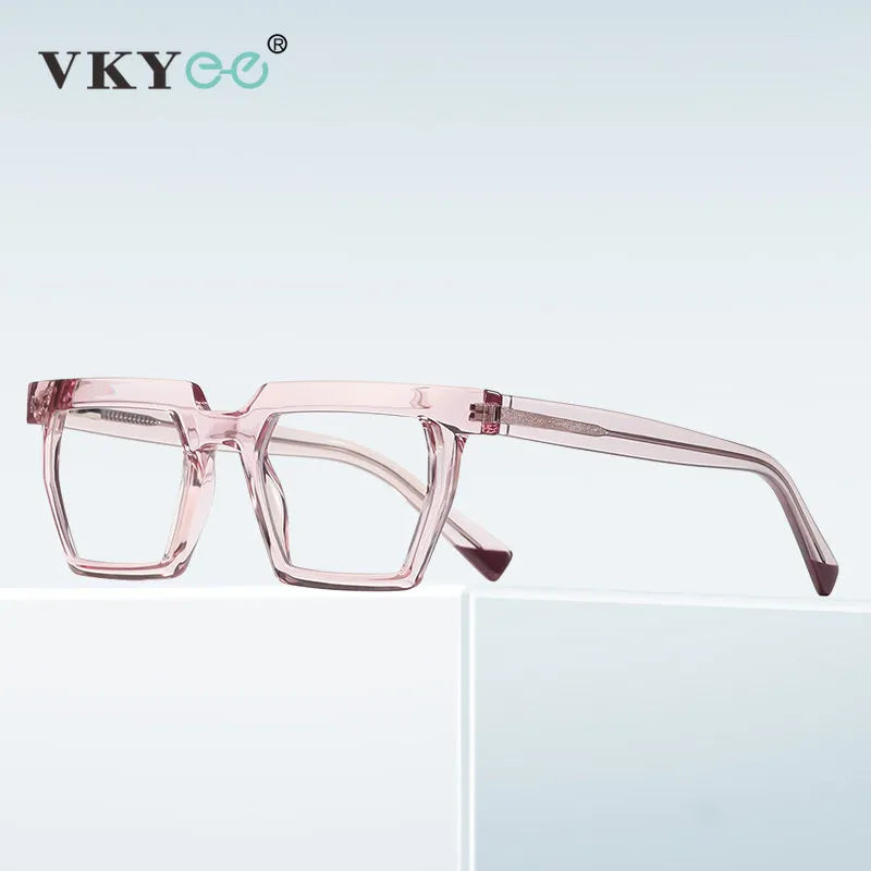 Vicky Women's Full Rim Square Tr 90 Stainless Steel Reading Glasses 2144 Reading Glasses Vicky   