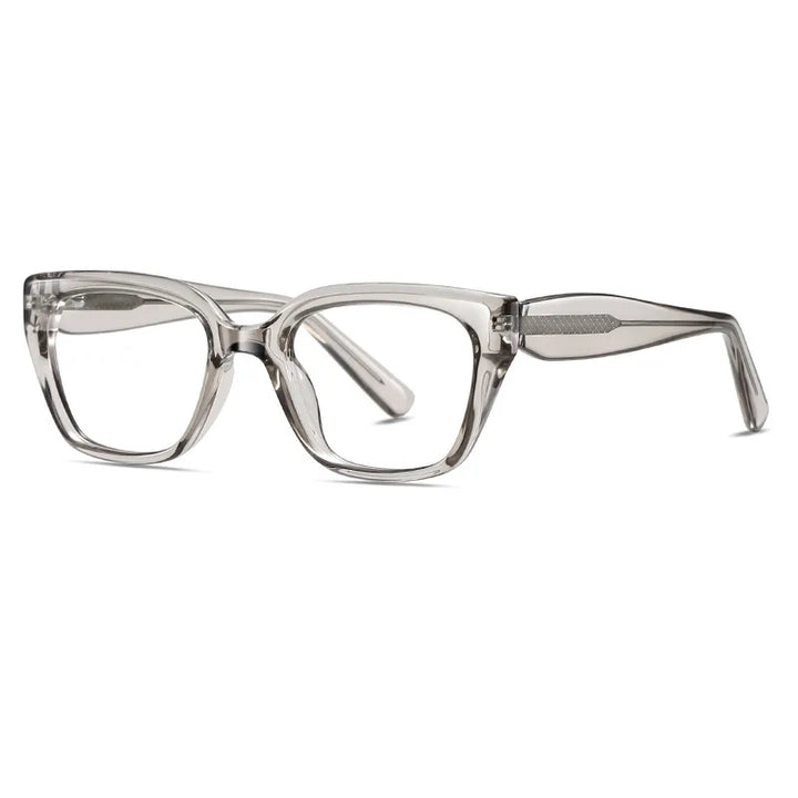 Yimaruili Women's Full Rim Square Cat Eye Tr 90 Alloy Eyeglasses 70314