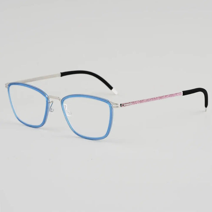 Bobbie 467903 Women’s 133mm Full Rim Square Titanium Frames FuzWeb