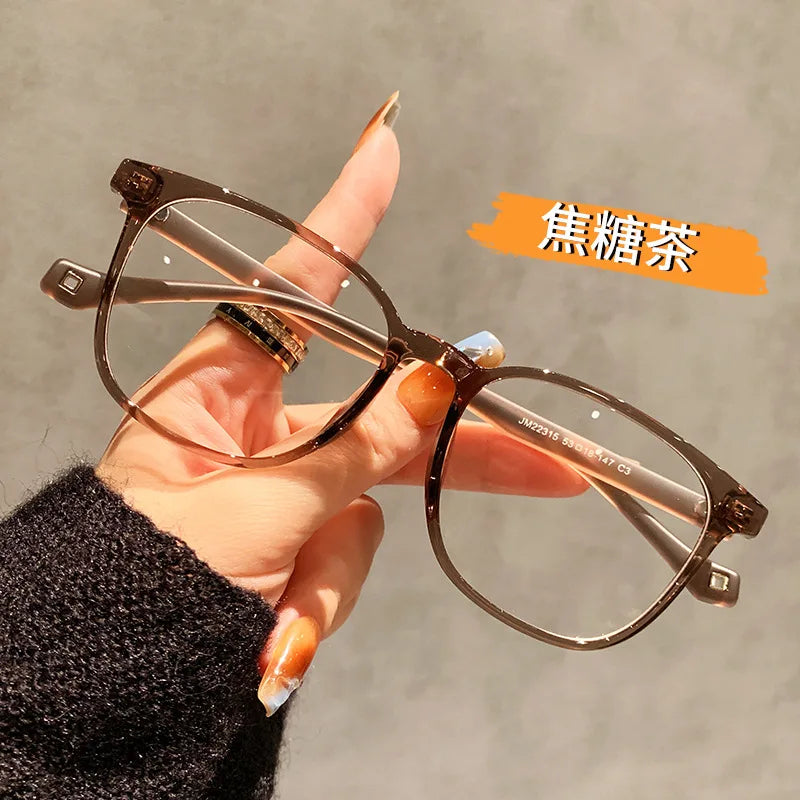 Zirosat Unisex Full Rim Round TR90 Prescription Eyeglasses 22315 - view 5