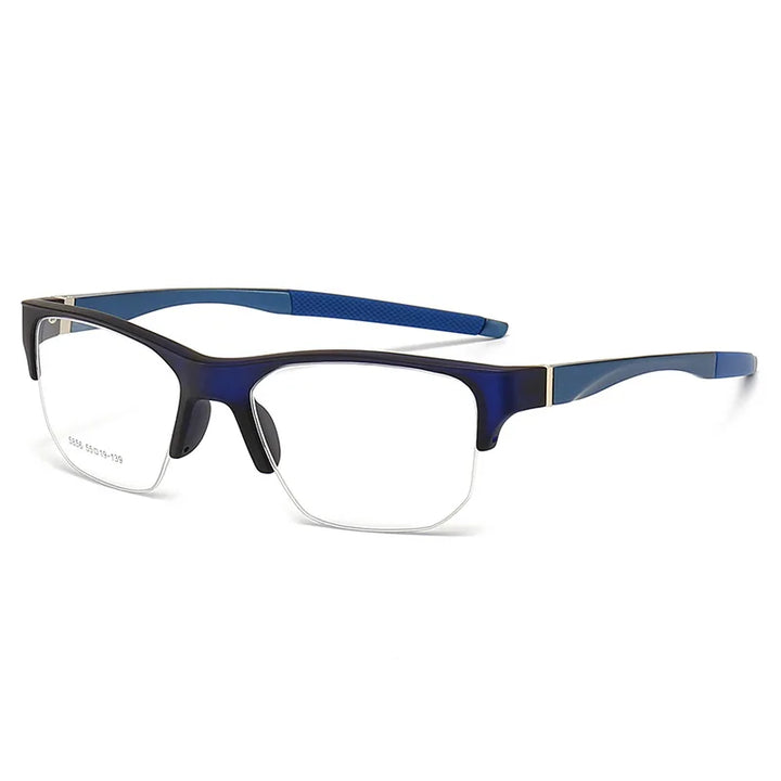 Muzz 58560 men's semi rim sports prescription eyeglasses — view 19