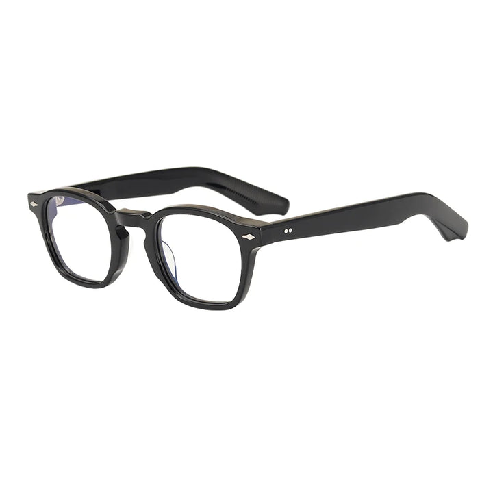 Nobler Unisex Full Rim Square Thick Temple Acetate Eyeglasses T005 Full Rim Nobler   