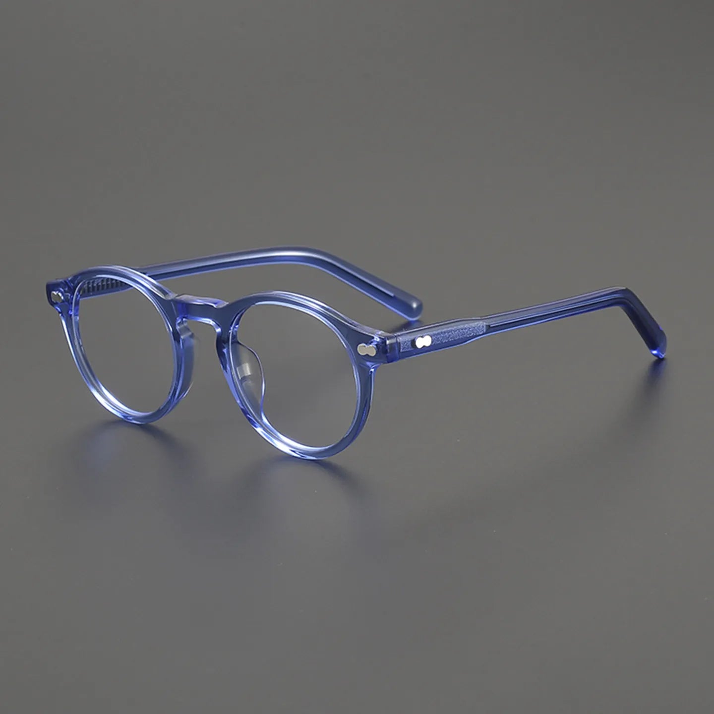 Black Mask Unisex Full Rim Round Acetate Eyeglasses BM-19401 - view 3