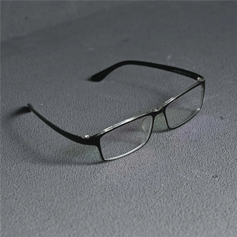 Cubojue Unisex Full Rim Big Square Tr 90 Titanium Reading Glasses 36160