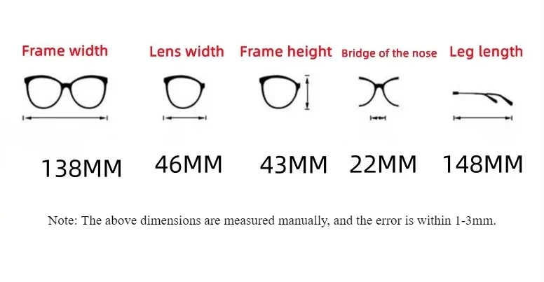 Hewei Women's Full Rim Round Thick Acetate Eyeglasses 48151 Full Rim Hewei