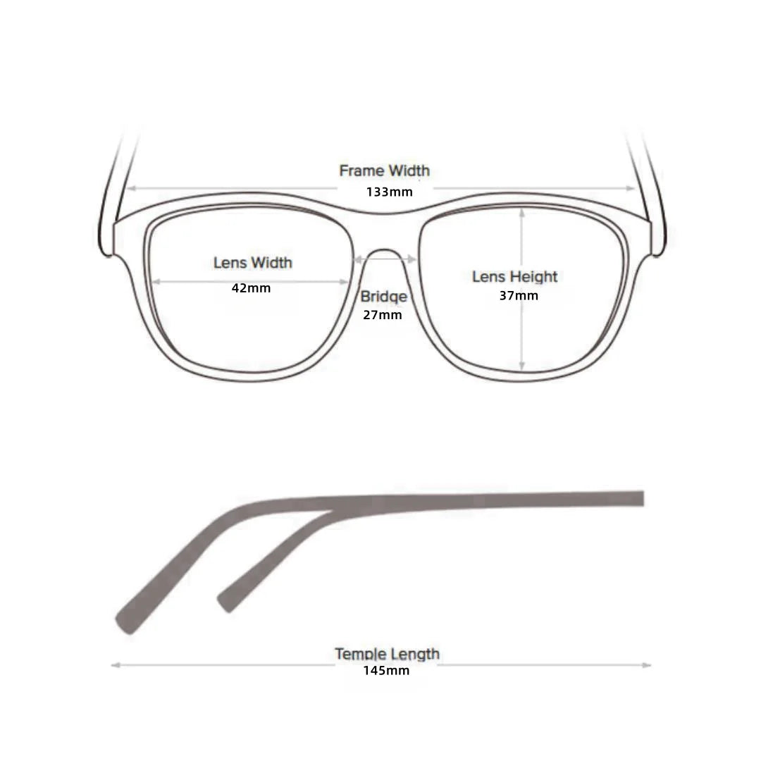 Hewei Women's Full Rim Round Thick Acetate Temple Eyeglasses 23118