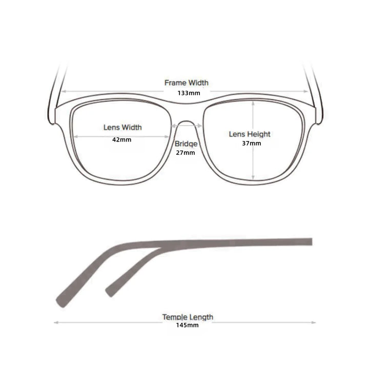 Hewei Women's Full Rim Round Thick Acetate Temple Eyeglasses 23118