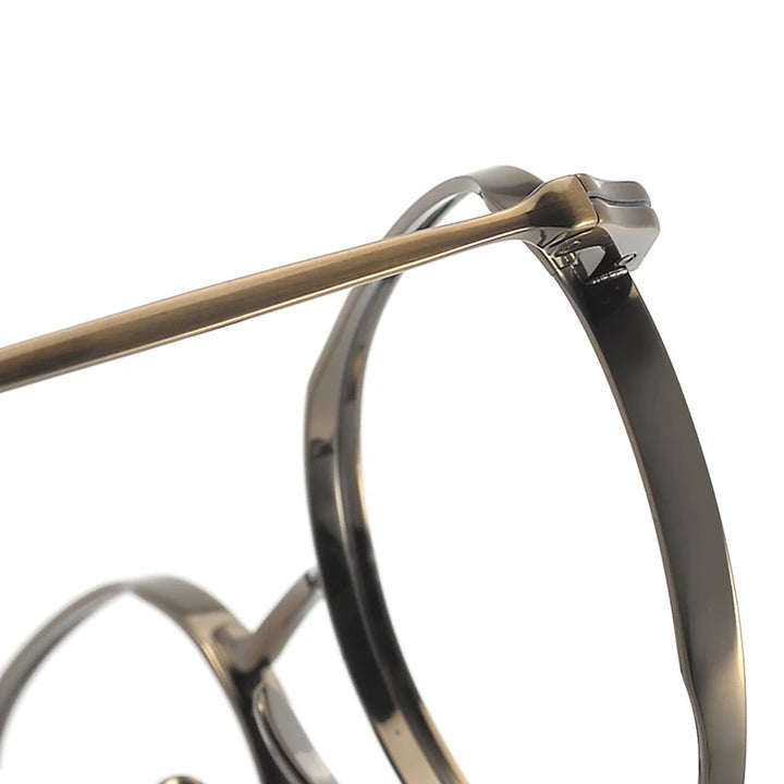 Muzz 3005 unisex oval pure titanium prescription eyeglasses — view 8