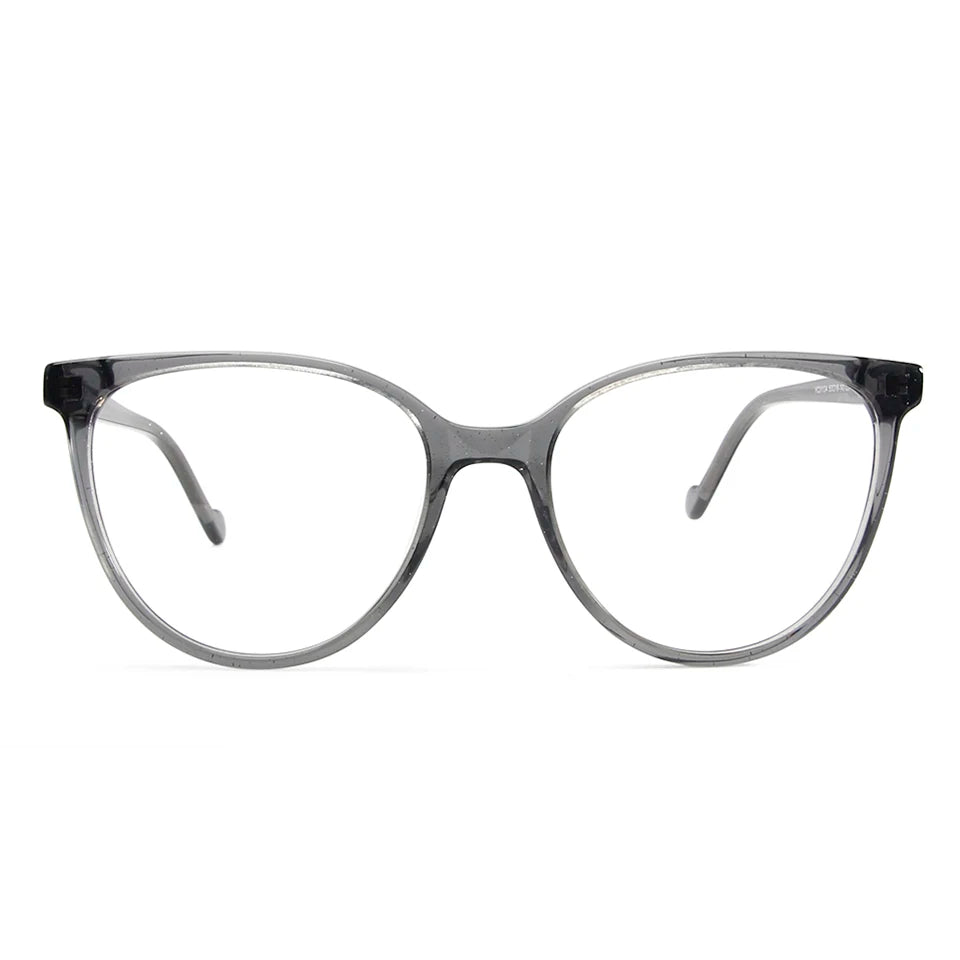 Esnbie Unisex Full Rim Square Cat Eye Acetate Eyeglasses 2431124 Full Rim Esnbie   