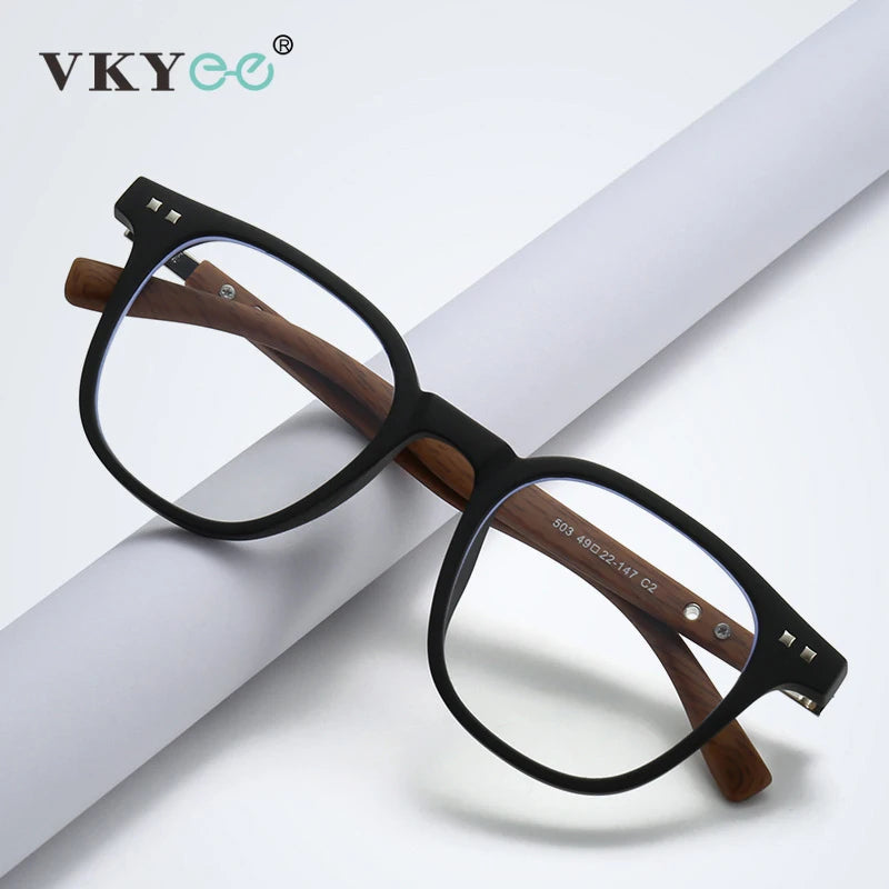 Vicky Unisex Full Rim Square Tr 90 Alloy Reading Glasses 622503