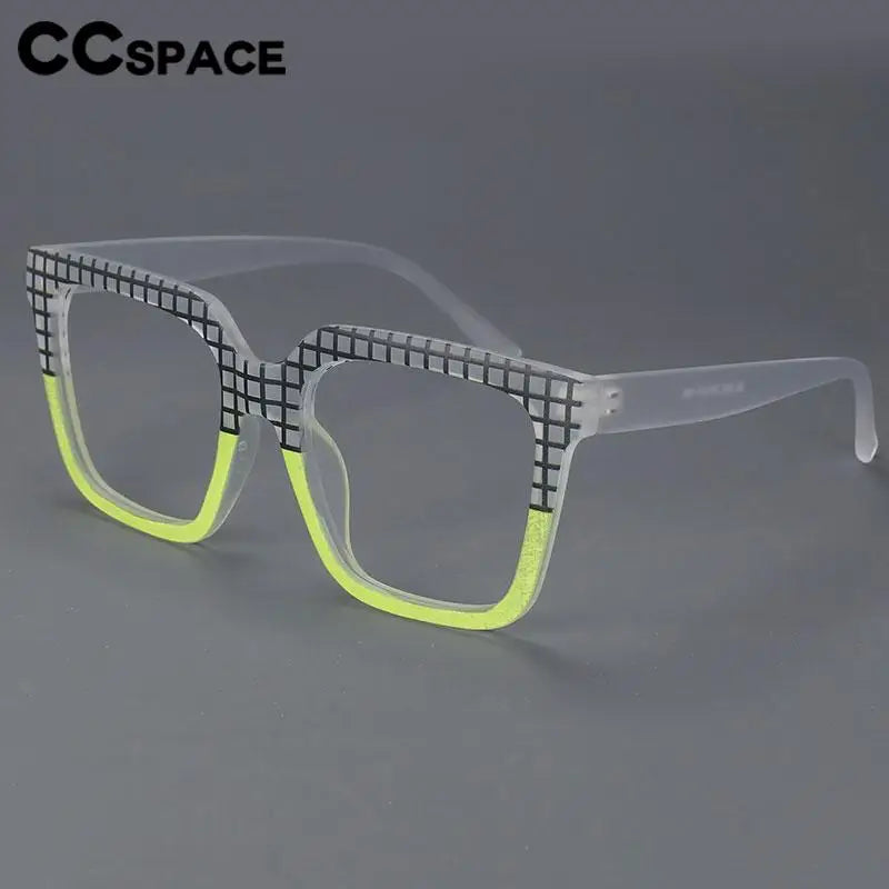 CCspace Women's Full Rim Large Square Reading Glasses R57090 Reading Glasses CCspace   