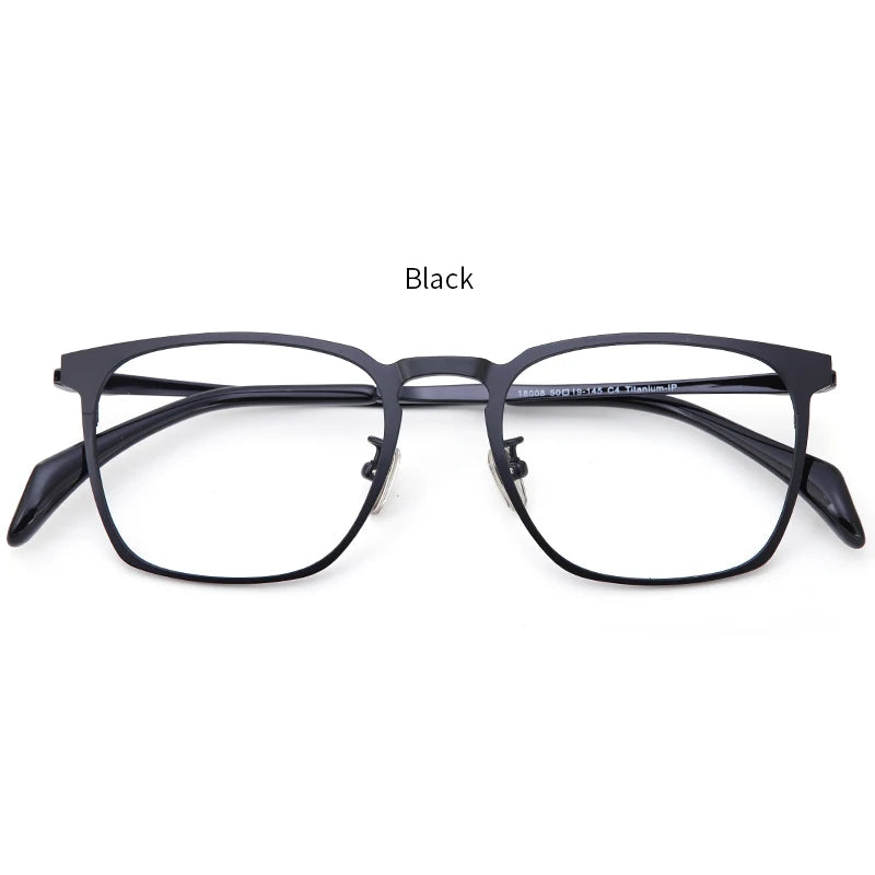 Muzz Women's Full Rim Square Titanium Eyeglasses 41808