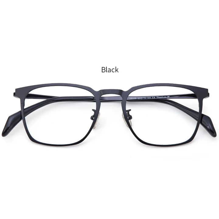 Muzz Women's Full Rim Square Titanium Eyeglasses 41808