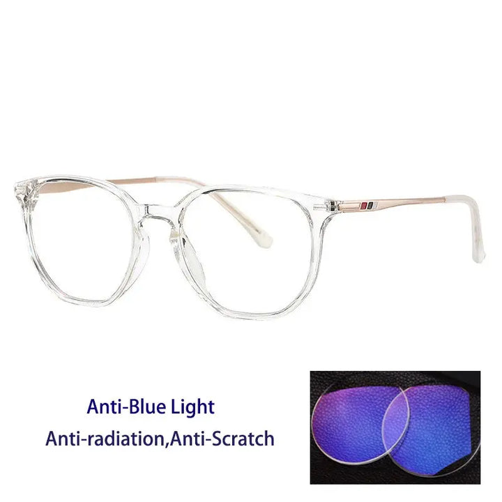 Kocolior 691001 Unisex Full Rim Square Tr 90 Titanium Frames FuzWeb