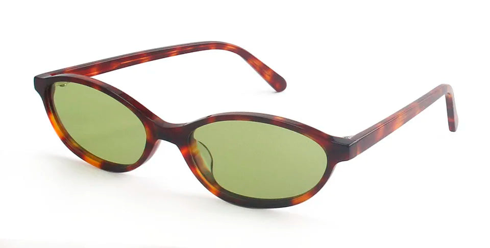 Esnbie Unisex Full Rim Oval Rectangle Acetate Sunglasses 240781
