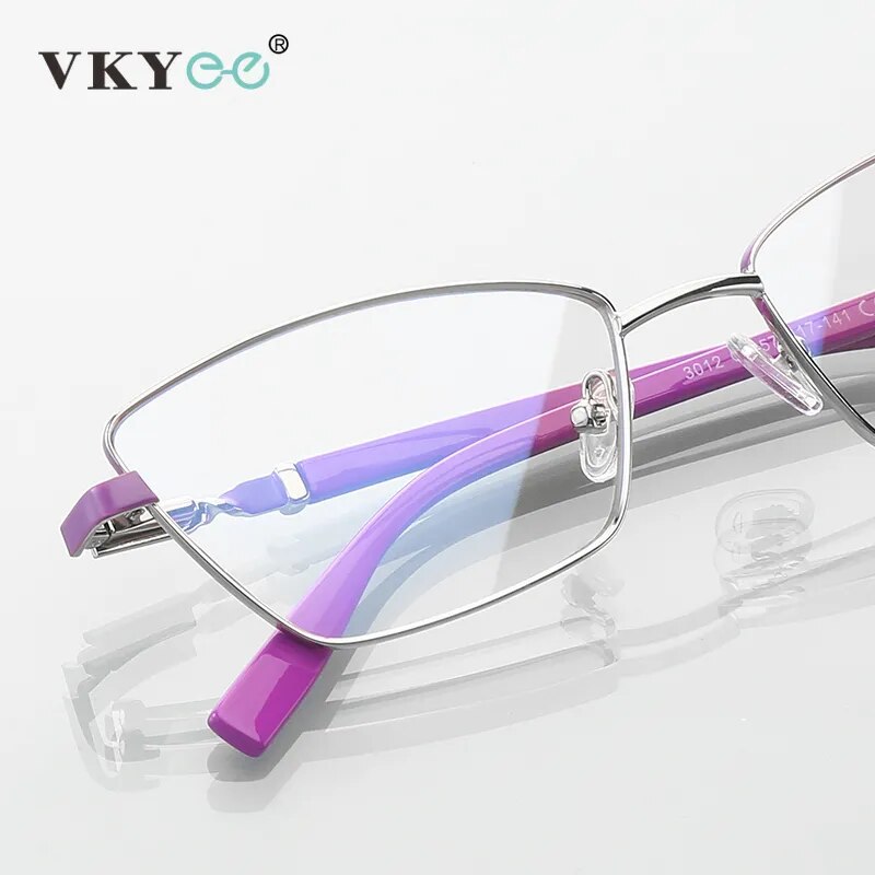 Vicky Unisex Full Rim Square Stainless Steel Reading Glasses 3012 Reading Glasses Vicky   