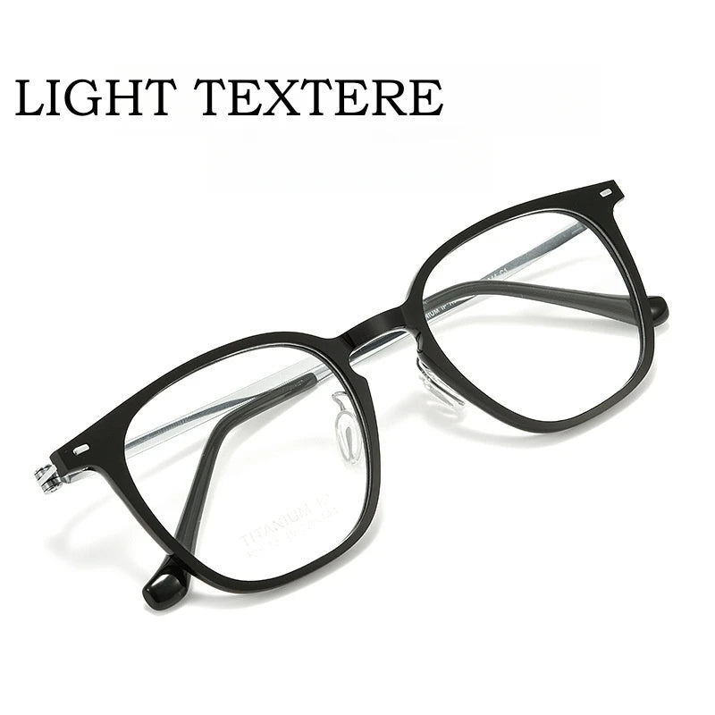 Yimaruili Unisex Full Rim Square Nylon Titanium Eyeglasses Y9613 Full Rim Yimaruili Eyeglasses   