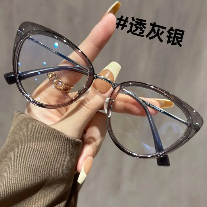 Zirosat Unisex Full Rim Round TR90 Prescription Eyeglasses 9039 - view 5