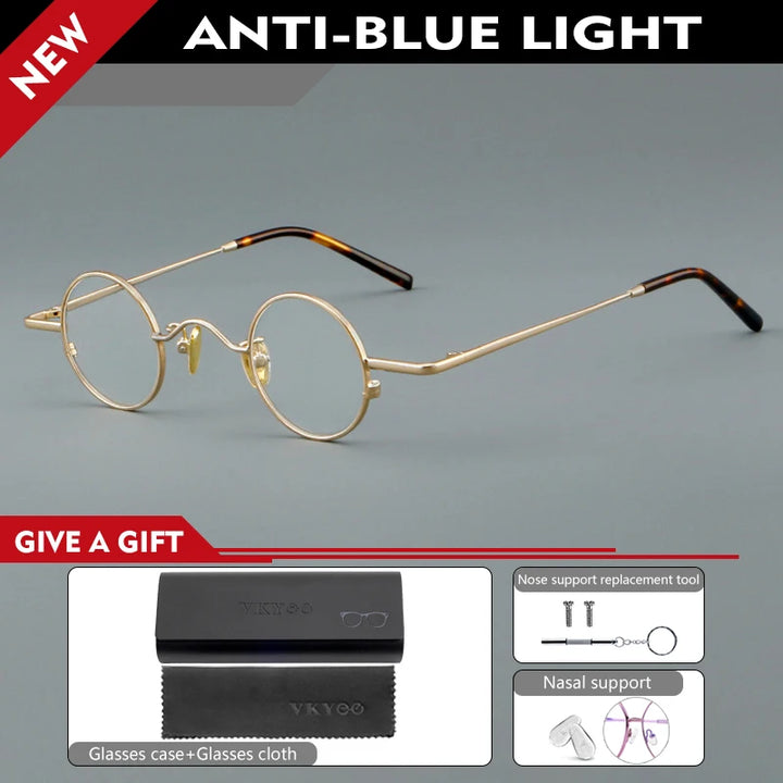Vicky Women's Full Rim Round Tr 90 Alloy Reading Glasses 636801