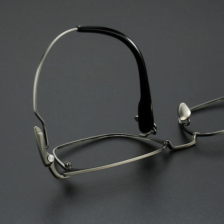 Muzz SH0064 men's square IP titanium prescription eyeglasses — view 9