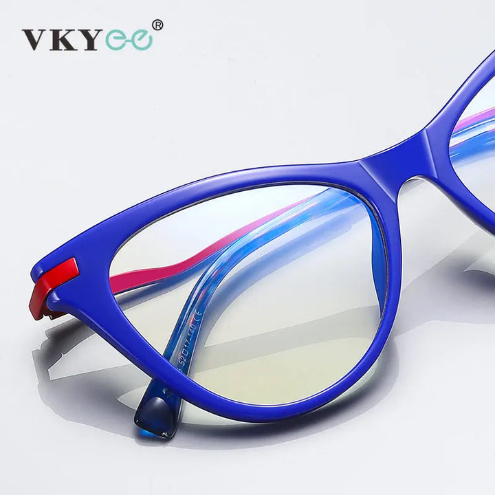 Vicky Women's Full Rim Tr 90 Titanium Cat Eye Reading Glasses 2109 Reading Glasses Vicky   