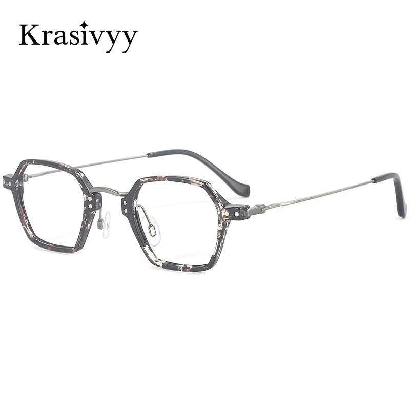 Krasivyy Men's Full Rim Titanium Prescription Eyeglasses KR5029