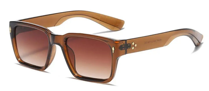 Glocco Unisex Full Rim Rectangular Square Acetate Sunglasses 51127