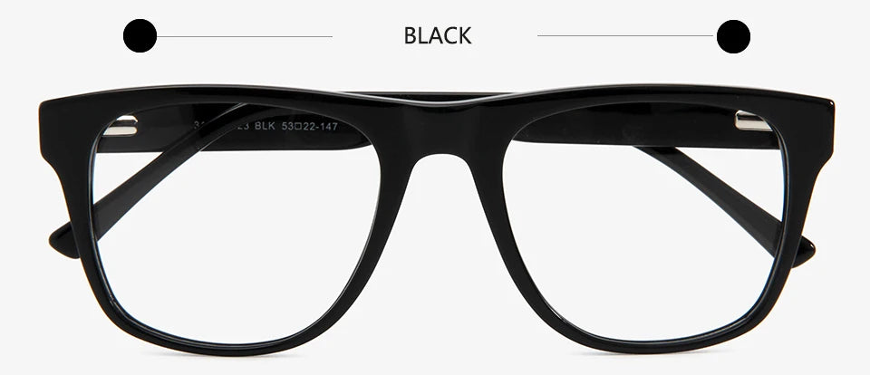 Esnbie Unisex Full Rim Square Acetate Eyeglasses 31423
