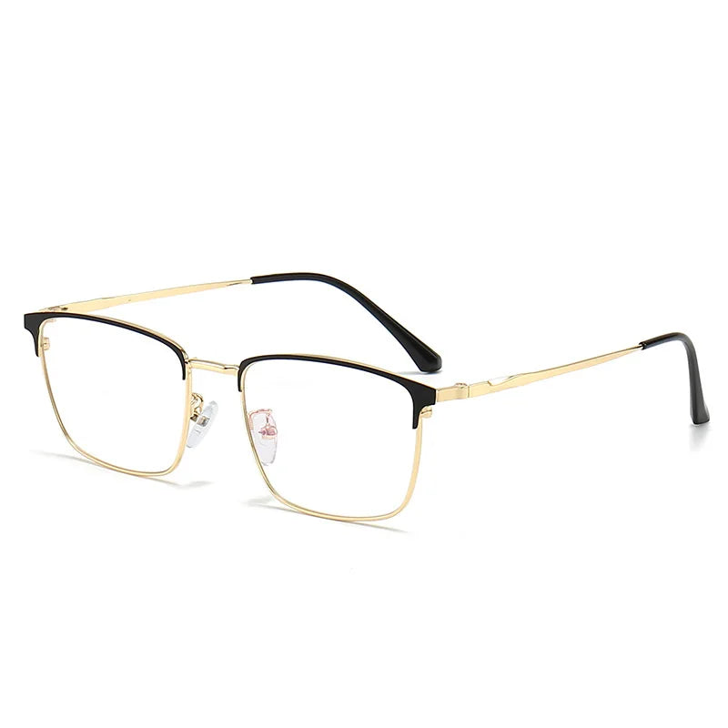 Gmei Women's Full Rim Square Titanium-Alloy Eyeglasses 53125
