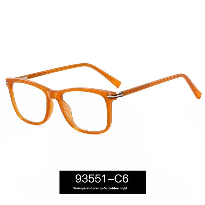 Momoja Women's Full Rim Square Tr 90 Alloy Eyeglasses 93551