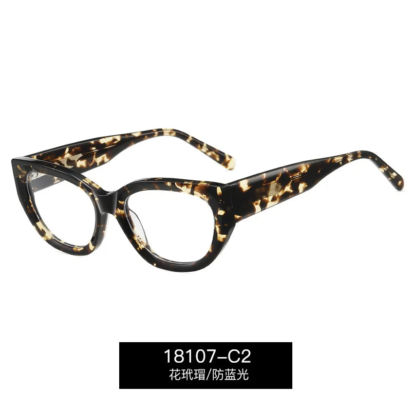 Reven Jate 18107 women's cat eye acetate prescription eyeglasses — view 3