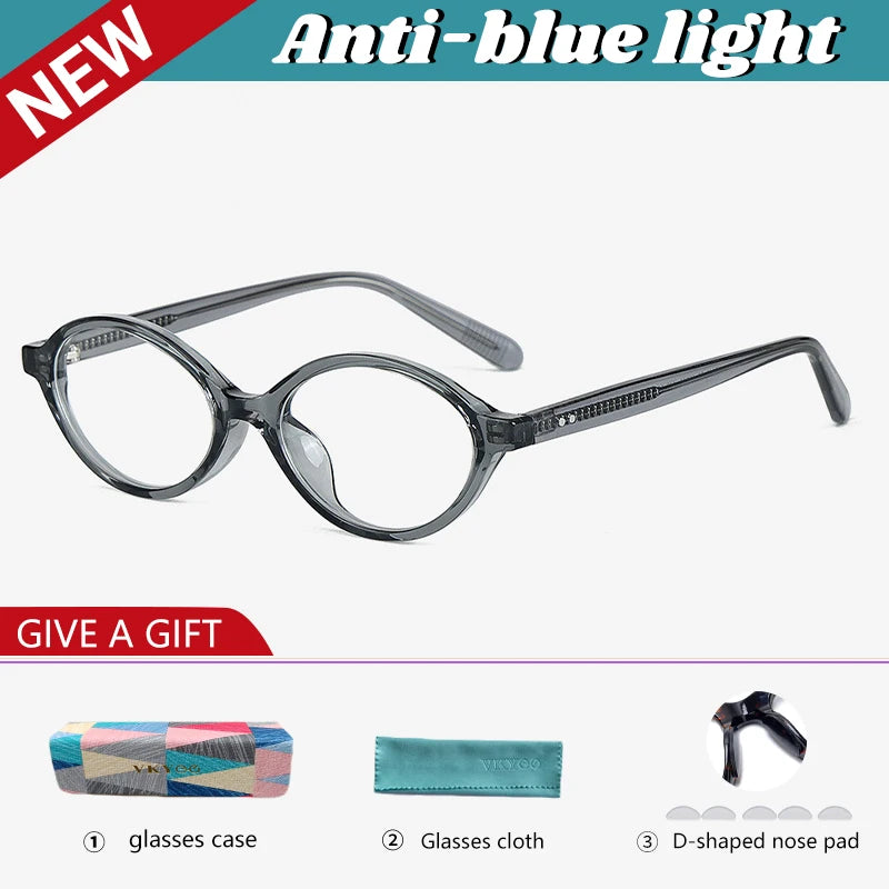 Vicky Women's Full Rim Oval Acetate Reading Glasses 91427