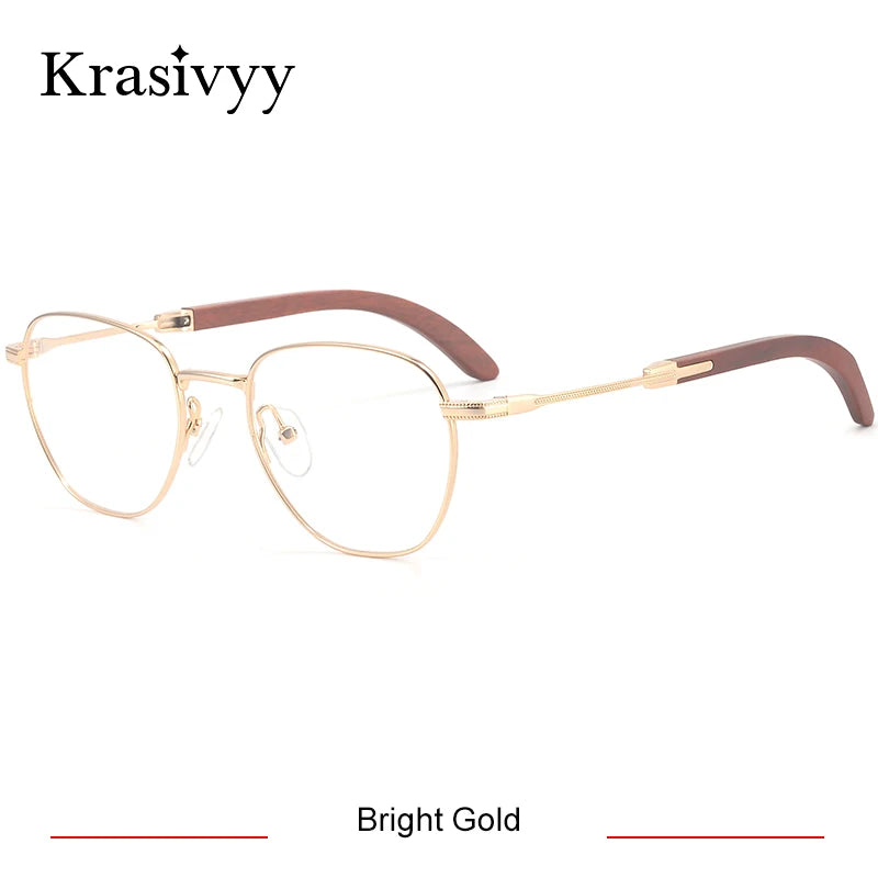 Krasivyy Unisex Full Rim Titanium Prescription Eyeglasses KR16088 - view 9
