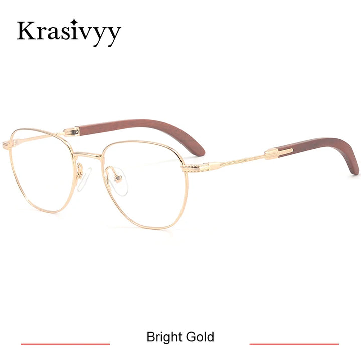 Krasivyy Unisex Full Rim Titanium Prescription Eyeglasses KR16088 - view 9