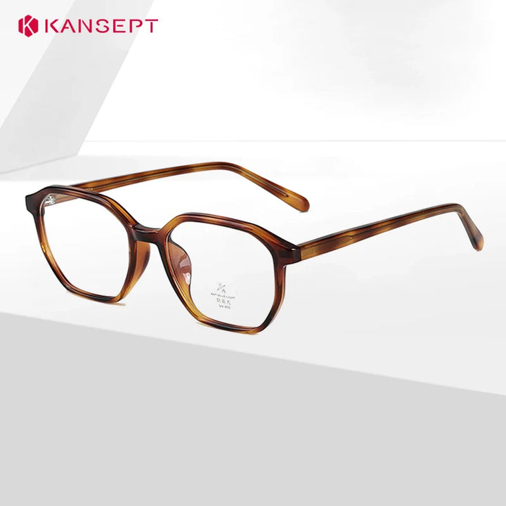 Kansept Unisex Full Rim Polygon Square Tr 90 Acetate Reading Glasses 29189