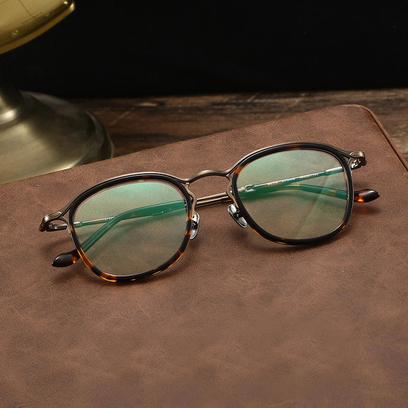 Blackmask Unisex Full Rim Square Acetate Eyeglasses BM-3118M
