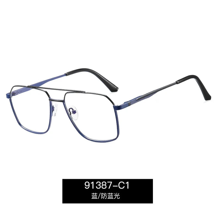 Reven Jate Unisex Full Rim Big Alloy Prescription Eyeglasses 91387 - view 11
