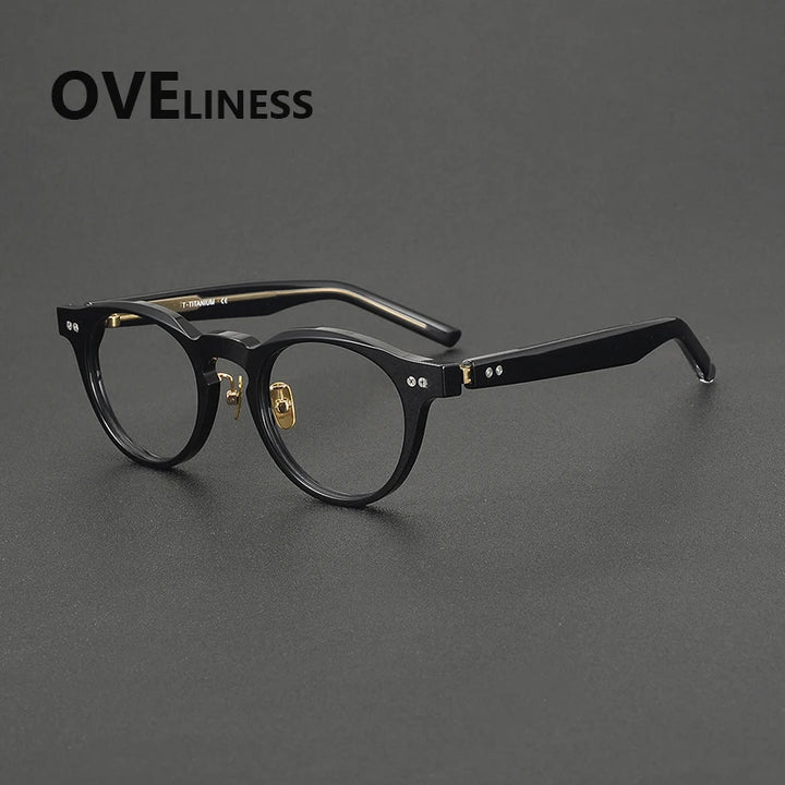 Oveliness Unisex Full Rim Oval Round Acetate Eyeglasses 322160