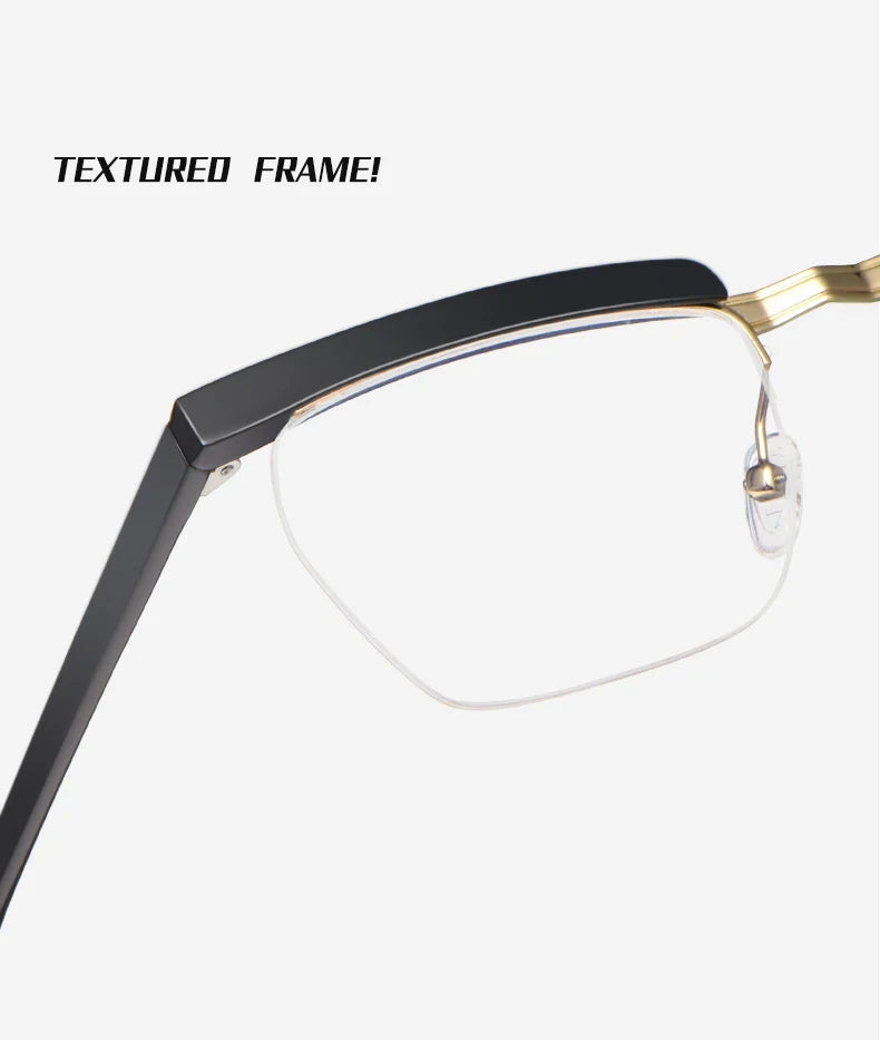 Hdcrafter th-1053 men's acetate prescription eyeglasses — view 9