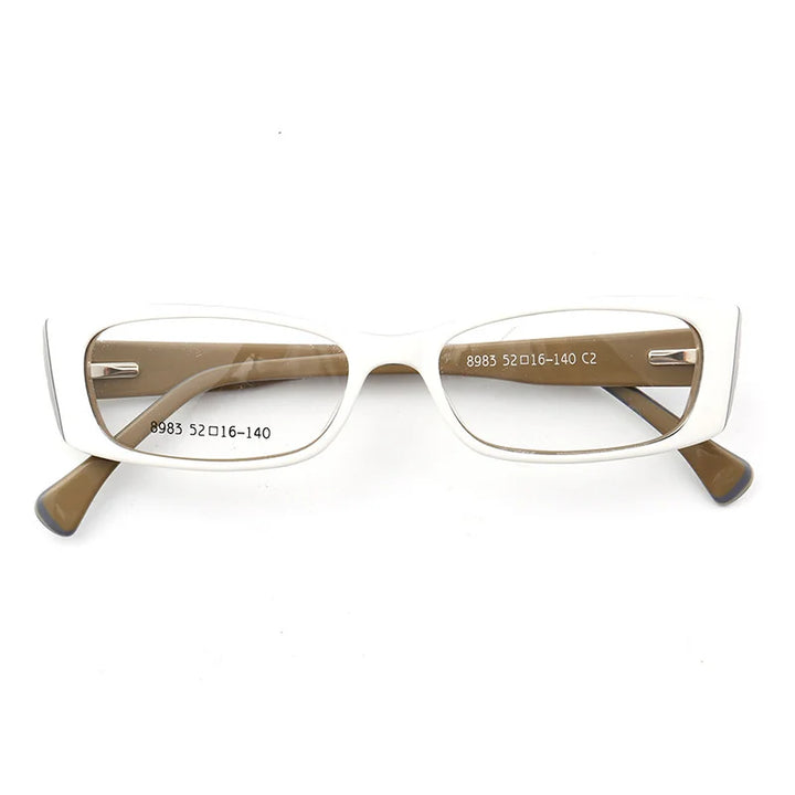 Chashma Ochki Women's Full Rim Rectangle Acetate Eyeglasses 89834