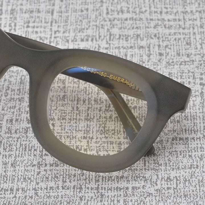 Cubojue Unisex Full Rim Square Acetate Reading Glasses Hmc46 Reading Glasses Cubojue   